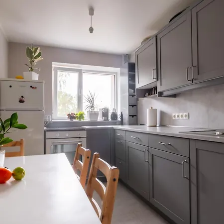 Sunny Between Airport And With 3 Bedrooms Apartment Riga